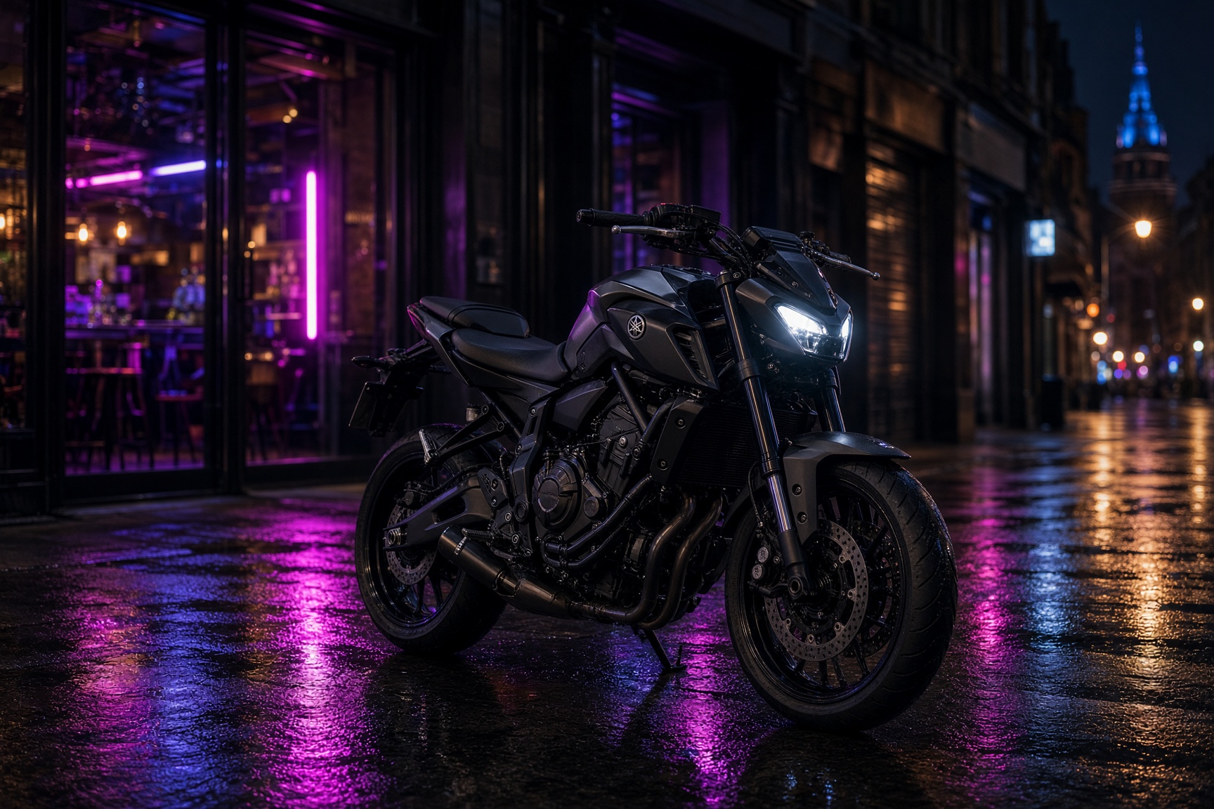 Yamaha MT-07 — Nachtmaschine